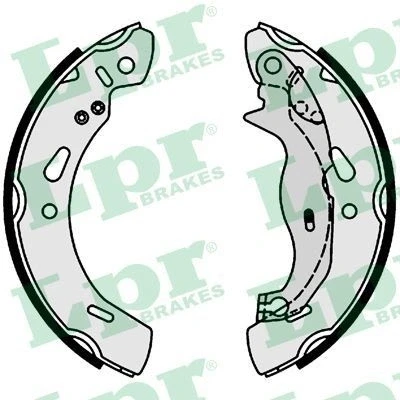Imagen de LPR 01004 Zapatas de Freno 200 32 FORD: FIESTA 6, KA+ Hatchback