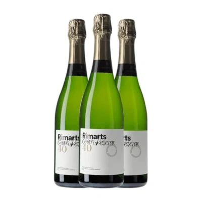Imagen de Rimarts 40 Brut Nature Cava 75 cl Espumoso blanco (Caja de 3 Botellas cl)