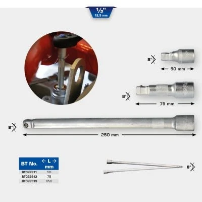 Imagen de KS TOOLS BT022911 Alargadera, llave de cubo 50 12,5 (1/2&quot;)