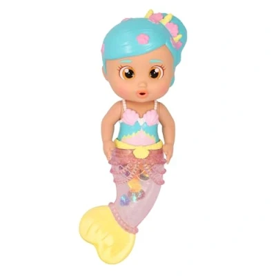 Imagen de Bloopies Shimmer Mermaids Alice. Juguete de Agua, Sirena con Cola Transparente Llena Amuletos Brillantes Que Lanza Chorritos Regalo para Niños y Niñas a Partir 18 Meses