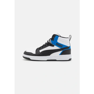 Imagen de Puma Rebound V6 Unisex Zapatillas altas, Talla: 37.5, Black/white/team royal Piel de imitación alta calidad