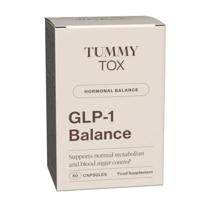 Imagen de GLP 1 con Berberina, Cromo, Pimienta Negra y Morera Blanca Metabolismo, Azúcar en Sangre 60 Cápsulas Veganas Balance de Tummy Tox