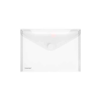 Imagen de FolderSys Sobre portadocumentos (tamao A5, formato horizontal, PP, 10 unidades, con cierre de velcro), transparente