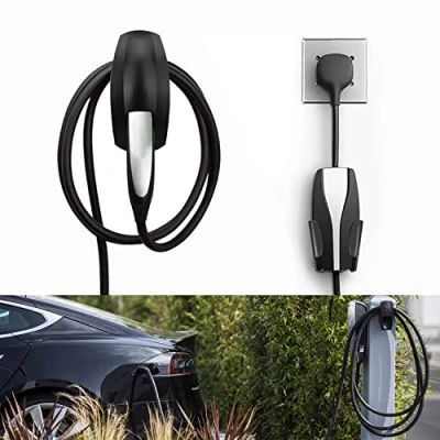 Imagen de SEVEN SPARTA ® Soporte de Cable Carga EV con chasis para Tesla Model 3 Y X S, Pared Tipo 2 Organizador Cables Cargador EV, Accesorios Tesla,