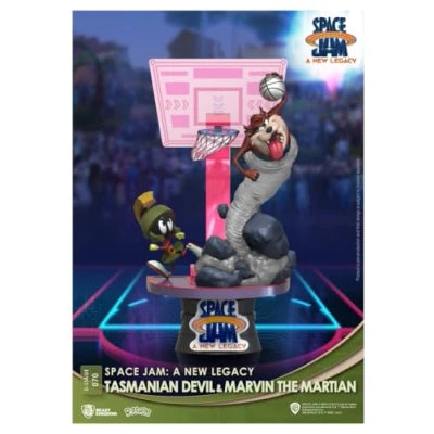 Imagen de Beast Kingdom Estatua Space Jam New Legacy DS 070 Taz &amp; Marvin D Stage 6