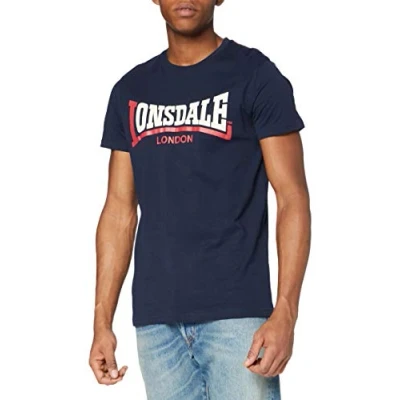 Imagen de Lonsdale TWO TONE Camiseta estampada, Hombre, Talla: XXL, Navy