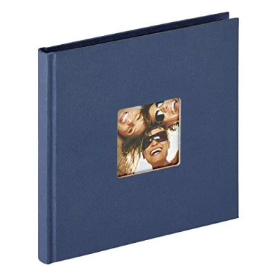 Imagen de Walther Design Álbum de Fotos Fun, con Recorte para Foto, Color Azul, 18 x cm