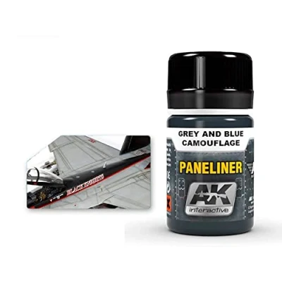 Imagen de AK02072 AK Interactive Paneliner for Grey and Blue Camouflage 35ml