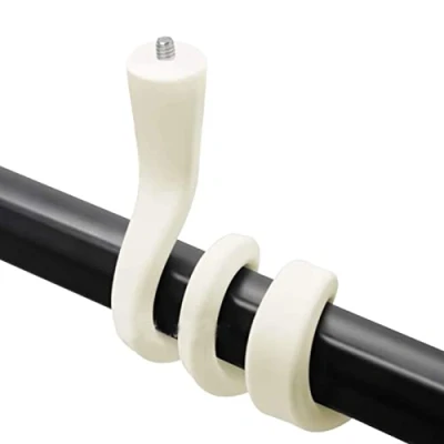 Imagen de xnyker Soporte para Monitor de Bebé,Soporte Camara Bebe Vigilabebes Cuna,Sin Daños en la Pared, Apto Sin Perforación Todas Las demás cámaras con 1/4 Tornillo (Blanco)