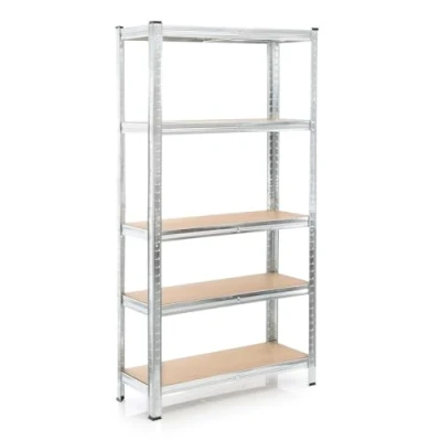 Imagen de Wiltec Estantería para cargas pesadas zincada 180x90x40cm enchufable acero 875kg 5 baldas taller