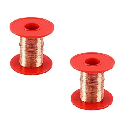 Imagen de Coil Copper Wire, 2 unidades, 0,25 mm x 100 g, alambre de cobre esmaltado, magnético