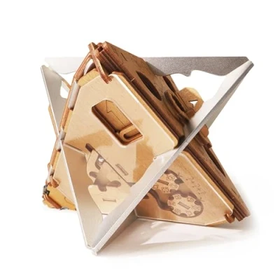 Imagen de Puzzle Potato Anti Gravedad Juego de Escape Room Box Caja Madera Rompecabezas 3D del Tesoro (Metal)