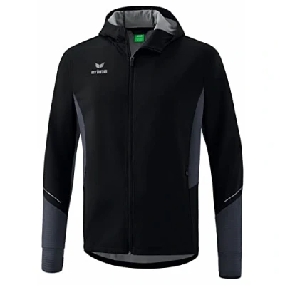 Imagen de erima Racing Running Chaqueta, negro, M para Hombre