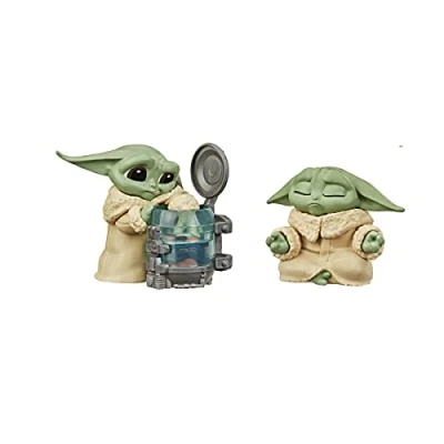 Imagen de Star Wars The Bounty Collection Serie 3 Figuras Child Set de 2 5,5 cm Niño Curioso, meditación Edad: 4+