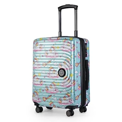Imagen de HAUPTSTADTKOFFER Mitte Equipaje de Mano 55x40x23, TSA, 4 Ruedas, Maleta Viaje, Rígida, con Mano, Cabina, Unicornio
