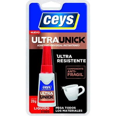 Imagen de Ceys Ultraunick poder inmediato monodosis Adhesivo universal instantáneo y transparente 3x1G
