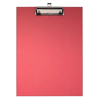 Imagen de Original Falken Portapapeles ecológicos, fabricado en Alemania. Con núcleo de cartón estable y funda papel color exterior para DIN A4 rojo Ángel azul ideal inventario gestión