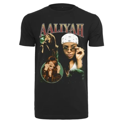 Imagen de Mister Tee Aaliyah Camiseta estampada, Hombre, Talla: XXL, Black