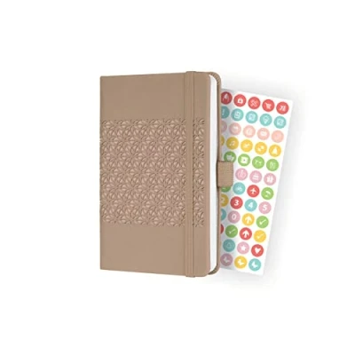 Imagen de SIGEL J3200 Agenda semanal Jolie 2023 aprox. A6 braun hardcover dos páginas = una semana 174 S.