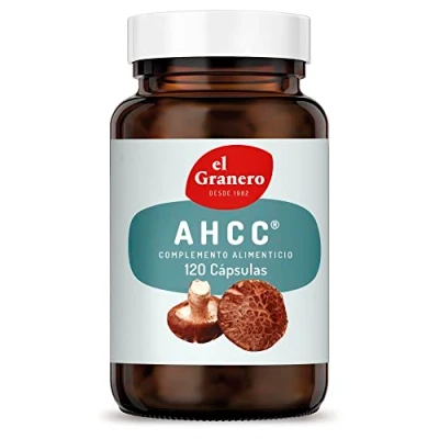 Imagen de el Granero Integral AHCC Supralif 120 Cápsulas Elaborado a Base de Extracto Micelio Shiitake Estandarizado en Polisacáridos Ayuda Fortalecer Sistema Inmune