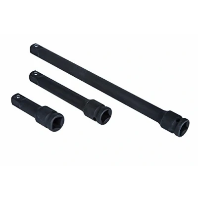 Imagen de Blue Spot Tools 02071 impacto barra de extensión, negro, 1/2 inch, Set 3 piezas