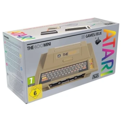 Imagen de Consola retro Atari The400 Mini, HD 720p, 8 bits, 25 juegos, Joystick Atari, Conexión HDMI y USB