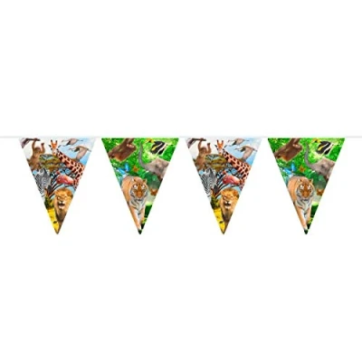 Imagen de Folat B.V 62007 Safari Party Garland 10 Metros, Multicolor, Costumes