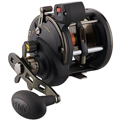 Imagen de Penn Squall® II Level Wind Carrete para Mar Line Counter RH 30 rotonda