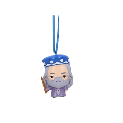 Imagen de Nemesis Now Adorno Colgante de Harry Potter Dumbledore 7,5 cm, Resina, Gris, Producto Oficial Potter, Bonito diseño Dumbledore, Fundido en la Mejor Pintado a Mano por Expertos