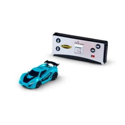 Imagen de Carson 500404274 1:60 Nano Racer Striker 2.4GHz Turquesa Coche teledirigido, vehículo RC, Tiempo de conducción 20 min, RC para niños