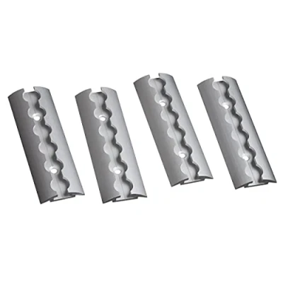 Imagen de FTsolid Riel de amarre aluminio, 4 x 15 cm, forma semicircular, con agujeros, para asegurar la carga aluminio