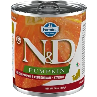 Imagen de FARMINA ND DOG PUMPKIN POLLO STARTER PUPPY 6X 285GR