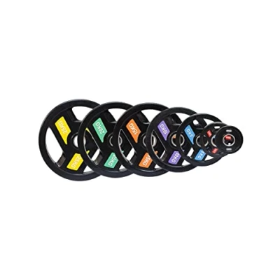 Imagen de SOFTEE Disco Olimpico Modern Pesas, Adultos Unisex, Negro (Negro), 20 kg