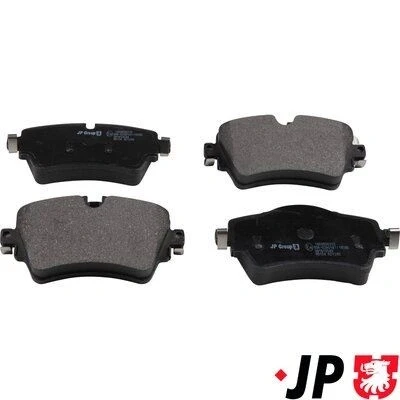 Imagen de JP GROUP 1463606310 Juego de pastillas freno Eje delantero preparado para indicador desgaste MINI: Hatchback, Countryman, Clubman