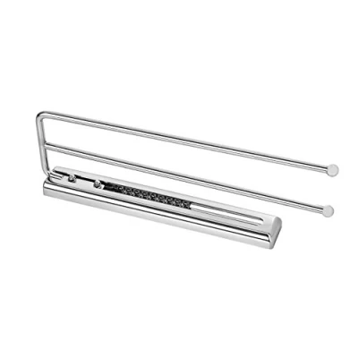 Imagen de Gedotec Serena Toallero extensible de 2 brazos (1 unidad, con cuerpo lateral, 580 mm, cromo pulido y brillante)