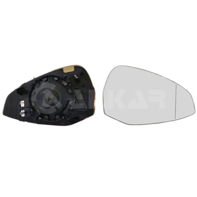 Imagen de ALKAR 6492810 Cristal de Espejo derecha AUDI: A4 B9 Berlina, A5 Sportback, Avant