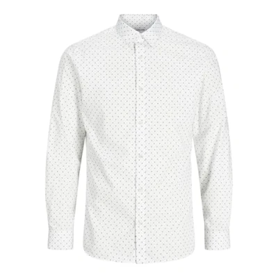 Imagen de Jack &amp; Jones Jjjoe Print Shirt Camisa elegante, Hombre, Talla: Small, White/ditsy