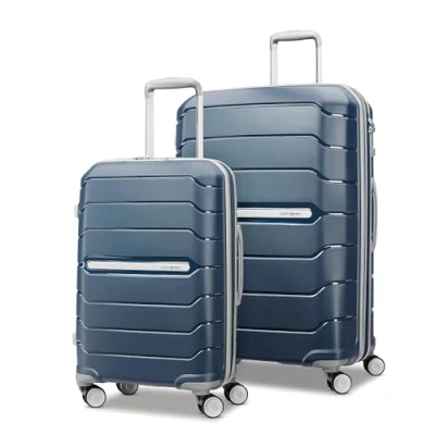 Imagen de Samsonite Freeform Hardside Spinner 28, Navy, 2 Piece Set (21/28), Equipaje Extensible rígido