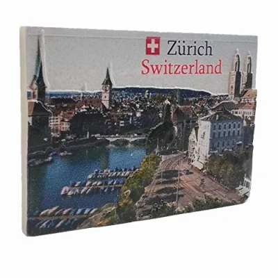 Imagen de MUYU Magnet Imán para Nevera, diseño de Zurich Suiza en 3D