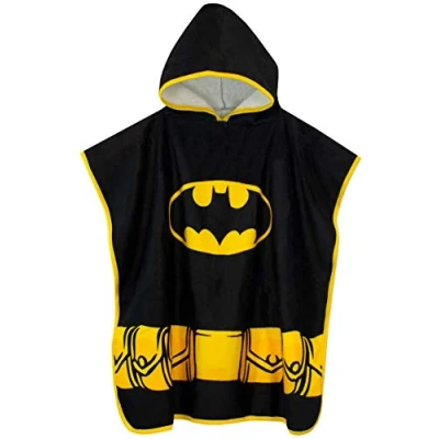 Imagen de DC Comics Poncho de Toalla con Capucha para Niños Batman