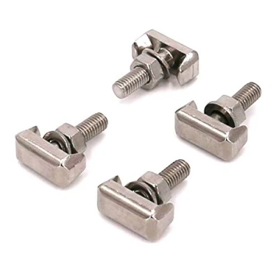 Imagen de ZHITING 4pcs Terminales de Batería T Bolt Bornes Bateria Coche Conector Positivo Nagativo con Tuerca Battery Terminal para Moto Camion Barcos