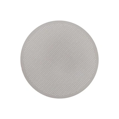 Imagen de Filtros de Disco café Metal, Haofy 1 Pieza Reutilizables Acero Inoxidable, Pantalla Malla Fino Ultrafino para Cafetera Francesa
