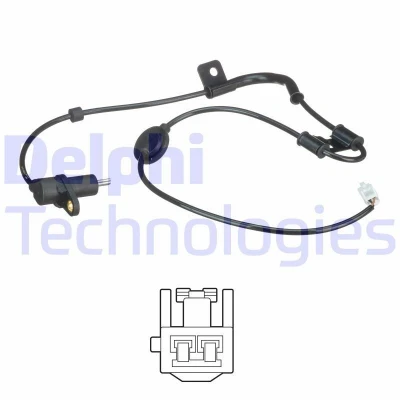 Imagen de DELPHI SS20526 sensor de ABS pasivo 1020 HYUNDAI: Coupe II