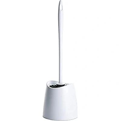Imagen de TATAY Escobilla de Baño WC Estandar, Polipropileno, Cepillo Negro, Libre BPA, Fabricado en España, Color Blanco. Medidas: 12 x 38 cm,4431450