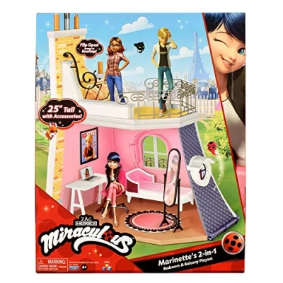 Imagen de BANDAI Ladybug: Playset Habitación de Marinette Las Aventuras Ladybug P50660