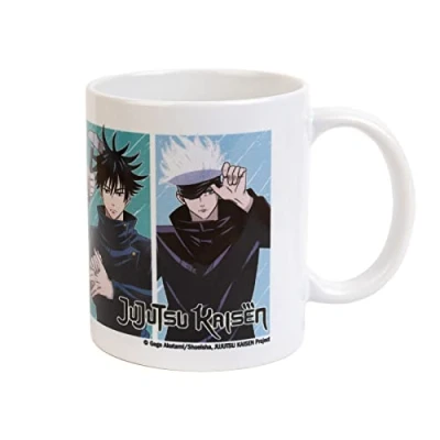 Imagen de Grupo Erik Taza Jujutsu Kaisen, High Guerra de hechiceros desayuno cerámica 350ml te café Licencia oficial, TAZ101