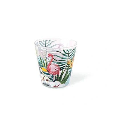 Imagen de Excelsa tropical Juego de 6 vasos agua, cristal, decoración