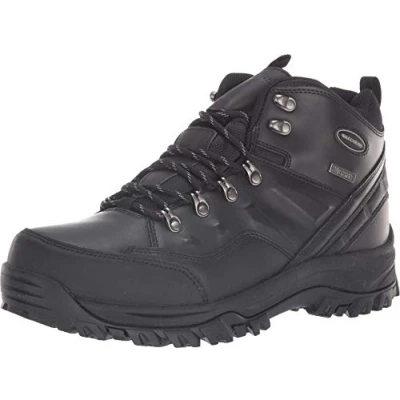 Imagen de Skechers Relment Traven, Botas de senderismo Hombre, Black Leather, 44 EU