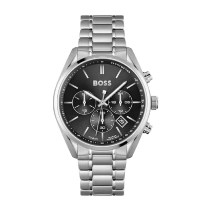 Imagen de BOSS Champion Cronógrafo silvercoloured/black, Hombre, Talla: One Size, Silver coloured/black
