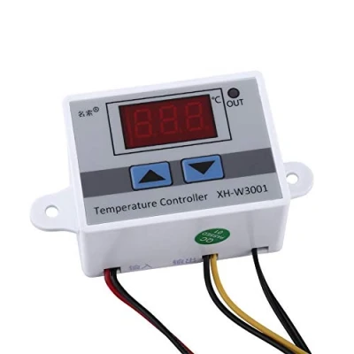 Imagen de Termostato Dgital, XH W3001 12V Alta Precisión 0.1 ℃ Controlador de Temperatura del Digital 50 a 110 Switch Interruptor Pantalla con Sonda